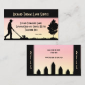 Rasendienst Doppelseitige Gestaltung Visitenkarte (Vorne/Hinten)