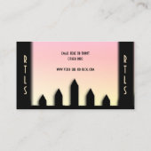 Rasendienst Doppelseitige Gestaltung Visitenkarte (Rückseite)