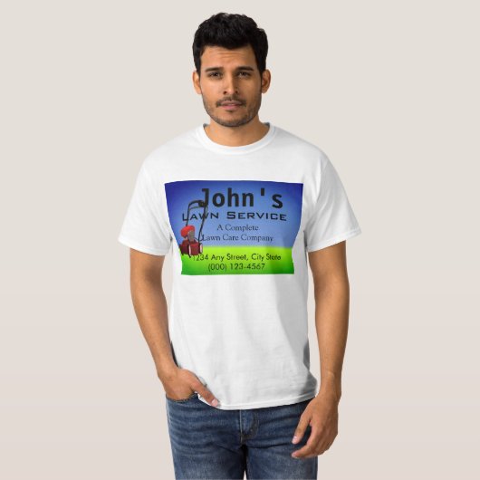 Rasendienst T-Shirt (Vorne ganz)