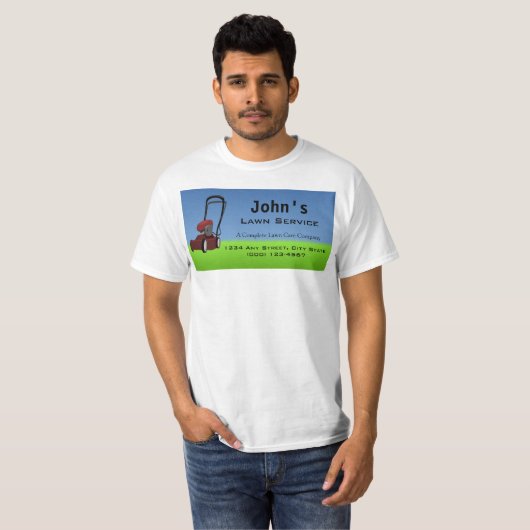 Rasendienst T-Shirt (Vorne ganz)