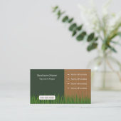 Rasendienst Visitenkarte (Stehend Vorderseite)