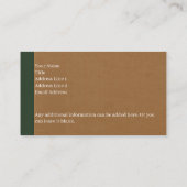 Rasendienst Visitenkarte (Rückseite)