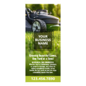 Rasendienste - Mähen, Richten, Wartung Werbekarte (Vorne)