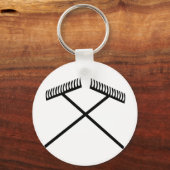 Rasenfläche gekreuzt schlüsselanhänger (Vorderseite)