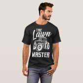 Rasenfläche Hauptgarten Bauer Traktor Grass Cutte T-Shirt (Vorne ganz)