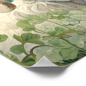 Rasenfläche in der Wiesenmalerei Poster (Ecke)