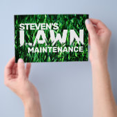 Rasenfläche inspiriert flyer (Handgriff)