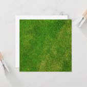 Rasenfläche Karte (Vorderseite/Rückseite Beispiel)