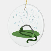 Rasenfläche Keramik Ornament (Links)