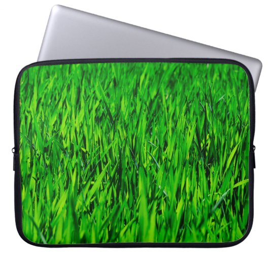 Rasenfläche Laptopschutzhülle (Vorderseite)