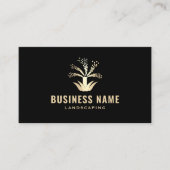 Rasenfläche Sprinkler Bewässerungssystem Gold Land Visitenkarte (Vorderseite)