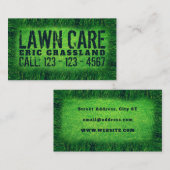 Rasenfläche visitenkarte (Vorne/Hinten)