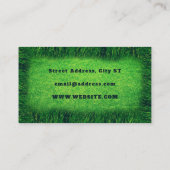 Rasenfläche visitenkarte (Rückseite)
