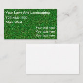 Rasenflächen und Landschaftsgrasflächen Visitenkarte (Vorne/Hinten)