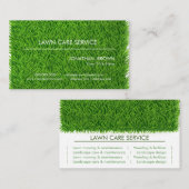 Rasengarten Gartenmauer Visitenkarte (Vorne/Hinten)