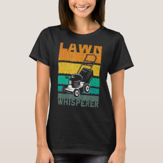 Rasengarten Whisperer Rasenmäher T-Shirt