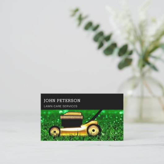 Rasengärtnerdienste VIP Visitenkarte (Stehend Vorderseite)