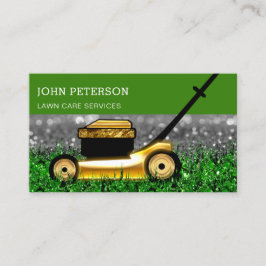 Rasengärtnerei Grasschneiden Dienstleistungen Grün Visitenkarte
