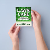 Rasengras-Textur Flyer (Gruppe)