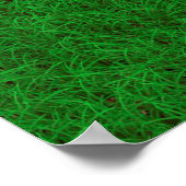 Rasengrashintergrund Poster (Ecke)