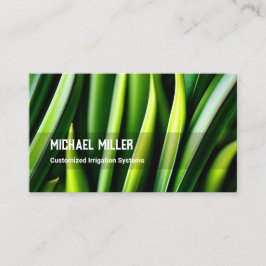 Rasenmähen Bewässerung Custom QR Visitenkarte