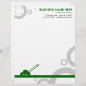 Rasenmähen Briefbogen (Vorne/Hinten)