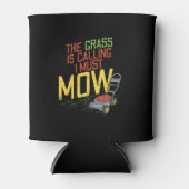 Rasenmähen - Das Gras ruft Dosenkühler (Vorderseite)