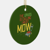 Rasenmähen - Das Gras ruft Keramik Ornament (Rechts)