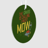 Rasenmähen - Das Gras ruft Ornament (Vorderseite)