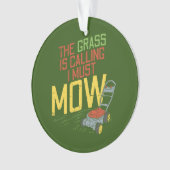 Rasenmähen - Das Gras ruft Ornament (Vorderseite)