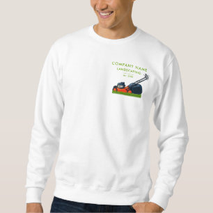 Rasenmähen Landschaftsbau Garten Rasenpflege Sweatshirt