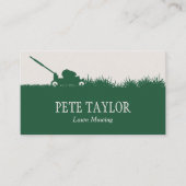 Rasenmähen Visitenkarte (Vorderseite)