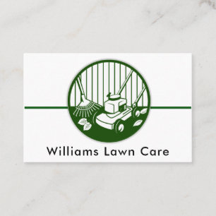 Rasenmäher 100 visitenkarte