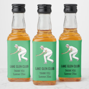Rasenmäher Alkoholflaschenetikett