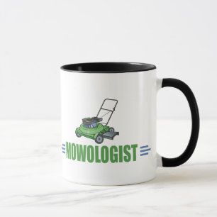 Rasenmäher auf Rasenflächen Landschaftsgärten Tasse
