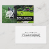 Rasenmäher | Back Yard Garden Visitenkarte (Vorne/Hinten)