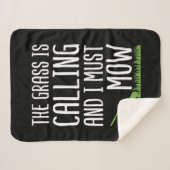 Rasenmäher - das Gras ruft Sherpadecke (Vorderseite (Horizontal))