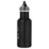 Rasenmäher - das Gras ruft und ich muss mähen Edelstahlflasche (Rechts)