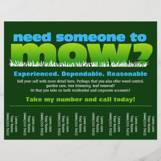 Rasenmäher Flyer (Vorne)