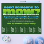 Rasenmäher Flyer (Einzeln)