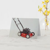 Rasenmäher Foto Karte (Gelbe Blume)
