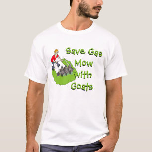 Rasenmäher für die Sonne - Ziegen T-Shirt