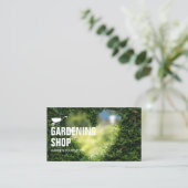 Rasenmäher für Gartengärten Visitenkarte (Stehend Vorderseite)