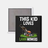 Rasenmäher für Kinder Rasenmäher Gardeni Magnet (Vorderseite/Rückseite)