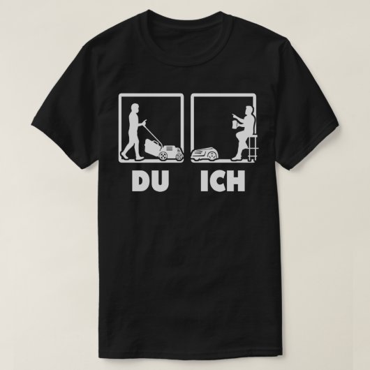 Rasenmäher für Roboter 31 T-Shirt (Design vorne)