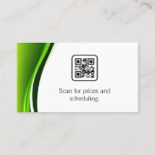 Rasenmäher | Gartenwerkzeuge Visitenkarte (Rückseite)