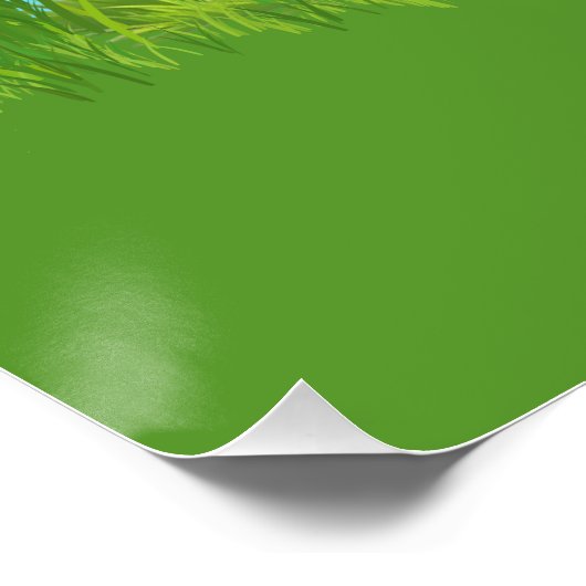 Rasenmäher Geburtstagsparty Poster (Ecke)