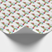 Rasenmäher Geschenkpapier (Ecke)