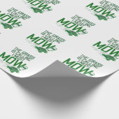 Rasenmäher Geschenkpapier (Ecke)