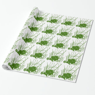 Rasenmäher Geschenkpapier